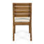 Chaise de salle à manger d'extérieur sans accoudoirs avec coussins (ensemble de 2), naturel et beige-2129385542