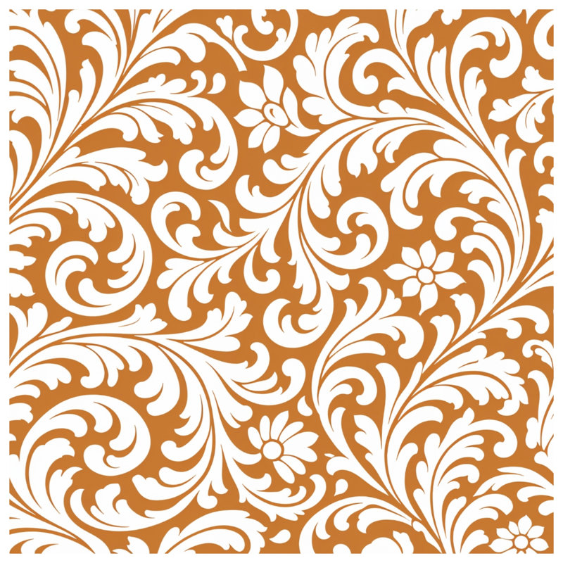 Couvertures blanches damassées à motif floral, 50in W x 60in H