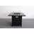 30" Powder-Coated Metal Fire Pit With Smoked Glass Top-983252337