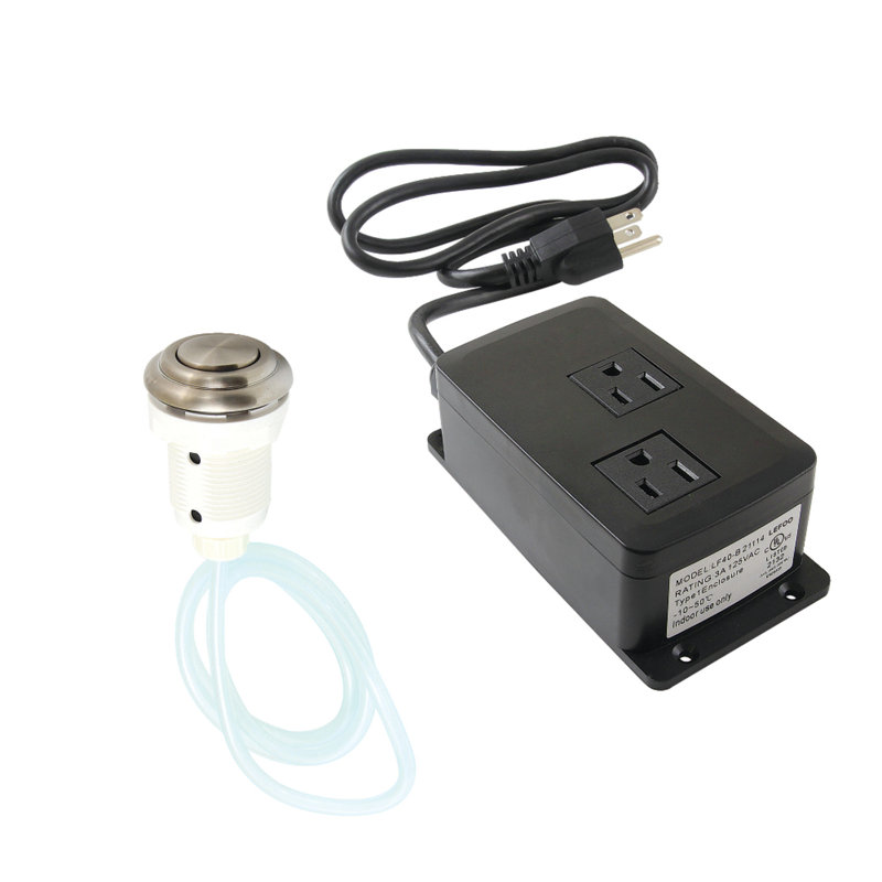 Kingston Brass Gourmetier Dual Outlet Garbage Disposal Air Switch Kit