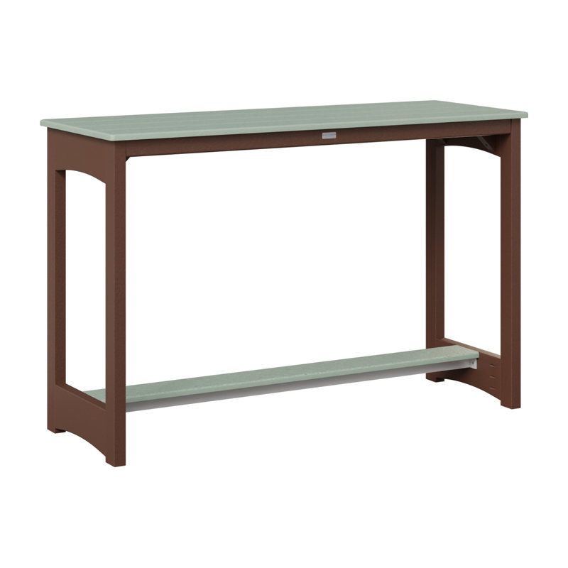 Table de bar Berlin Gardens, 38.5" H x 60" W x 22" D, Écume de mer, écume de mer, Coquille de mer