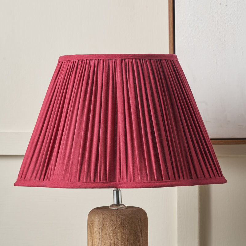 Empire Cotton Lamp Shade ( Uno ), 26" H x 45" W x 45" D, Red