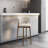 25.59"Home Use Upholstered High Back Bar Stool