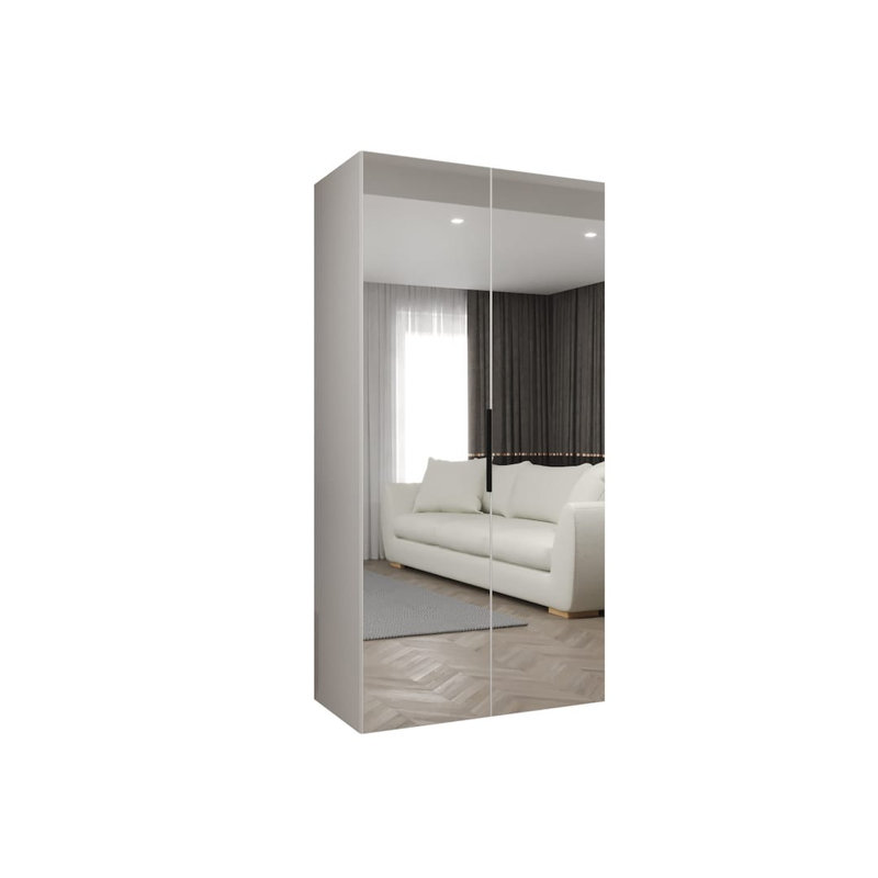 Stojadin Manufactured Wood Wardrobe, White
