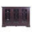 34.37" Cabinet 2 Clear Tempered Glass Doors Buffet-1835074620-1840027308