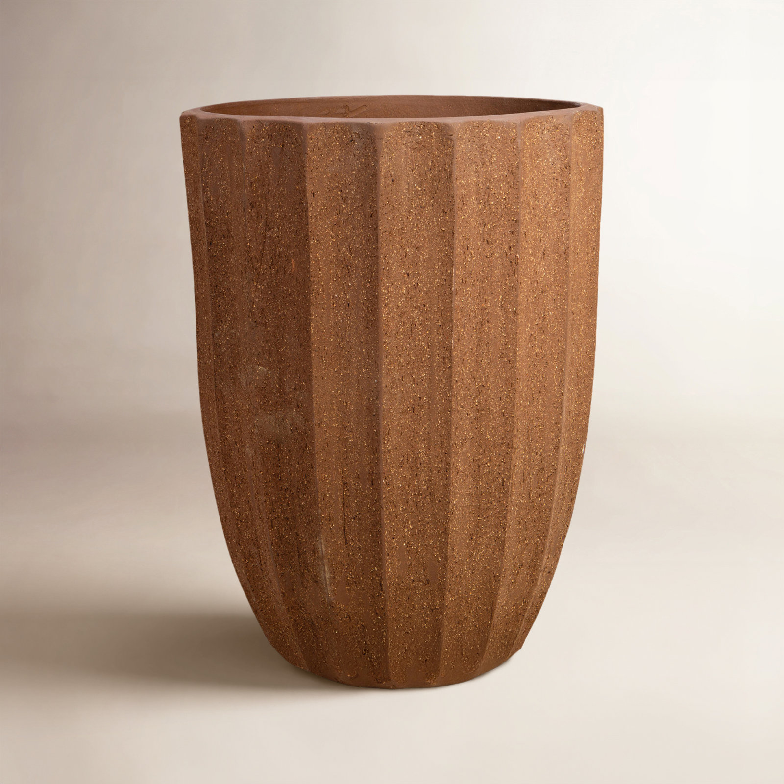 Cirque Cone, 28" H x 22" W x 22" D, Brown
