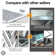 Amla 35.43"Console Table and Wall Mirror Set