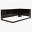 Lit de jour simple en bois avec rangement et ports USB, conception peu encombrante pour les chambres modernes, -2084505441