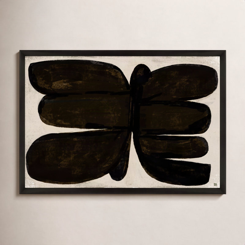 Dragonfly by StudioM, Black, 17.5" H x 25" W x 1.25" D