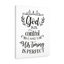 God Is In - Wrapped Canvas Print-1827414637