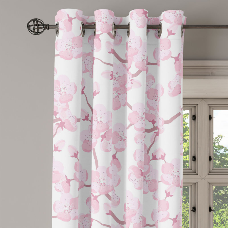 Semi Sheer Curtain Pair