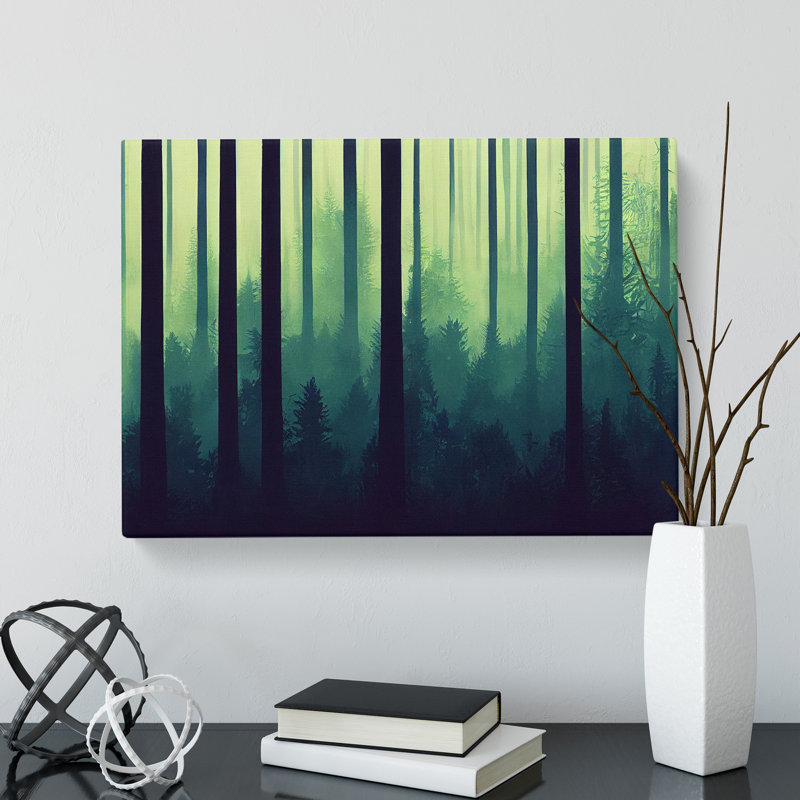 A Pleasant Forest - Wrapped Canvas, 50cm H x 76cm W x 3cm D