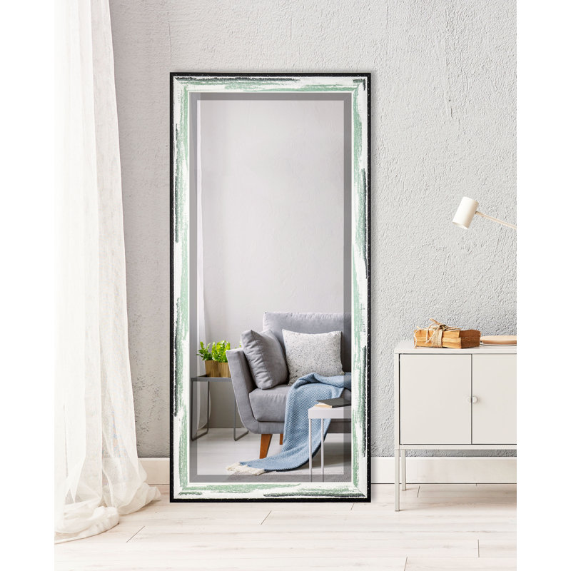 Miroir Ulrey, H 71 po x l 30,5 po, Écume de mer