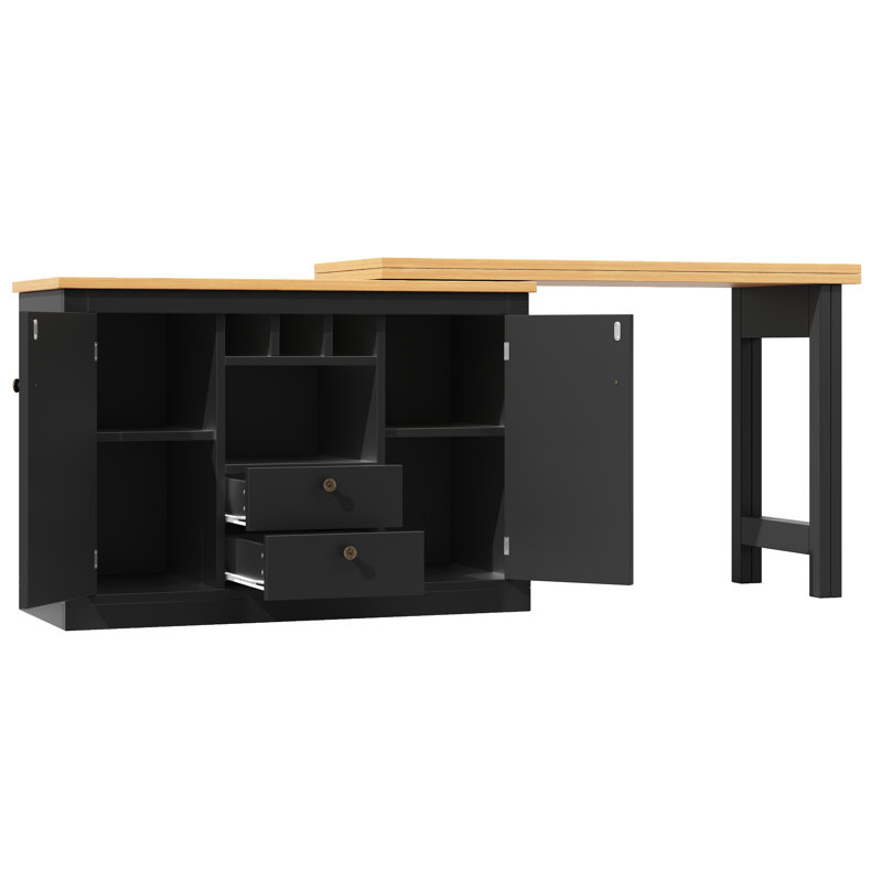 180 cm W Kitchen Island with Top