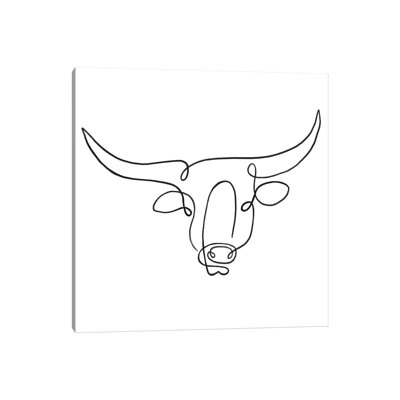 Western Gesture I 1 Piece Wrapped Canvas Wall Art