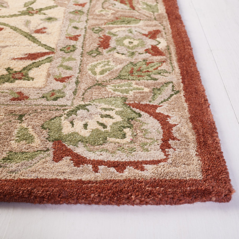 Tapis oriental en laine touffeté à la main Antiquity, Carré 6 pi