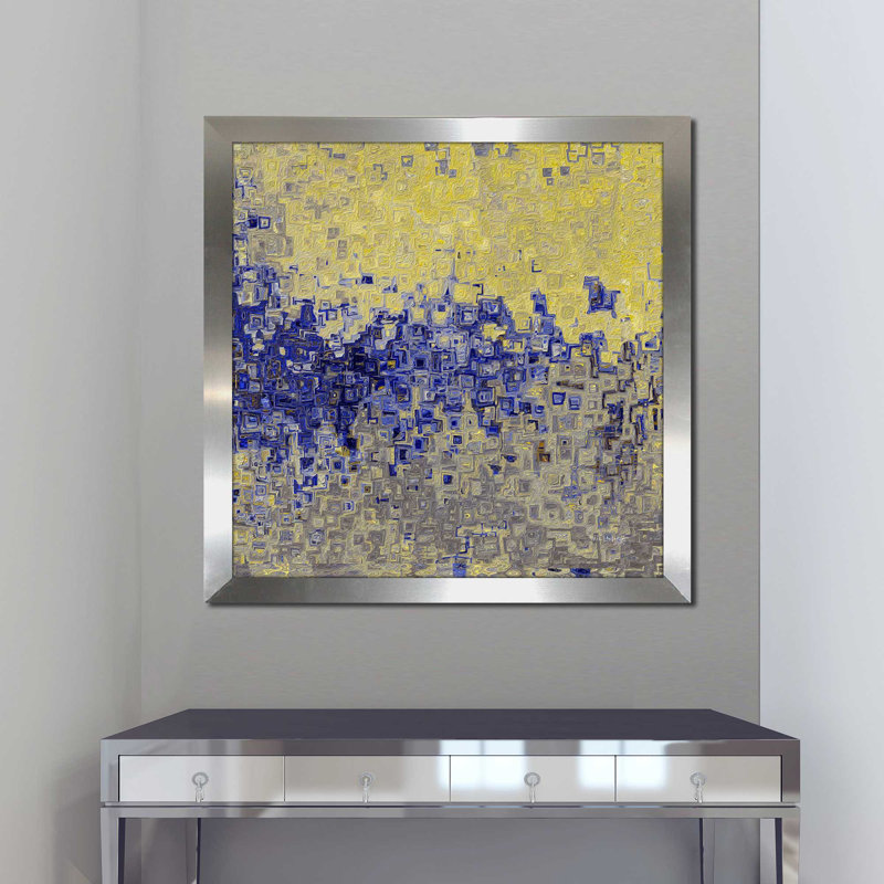 Psaumes 73:25 My Only Desire - Peinture, H 31,5 po x l 31,5 po x P 1 po, Encadrement argenté