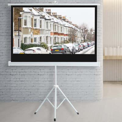 Symple Stuff Portable Projector Screen Projector Screen