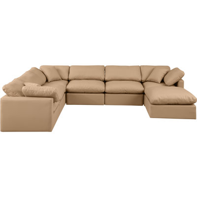 Itala Upholstered U-Shaped Sectional Reversible