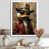 White Single Picture Framed Canvas