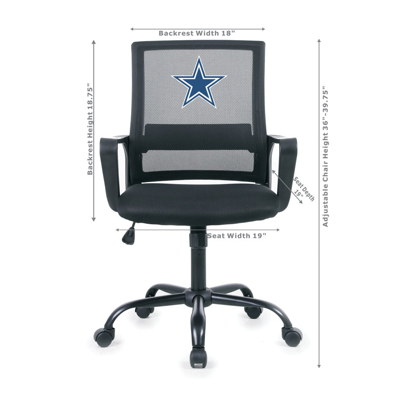 NFL Office Task Chair, Dallas Cowboys