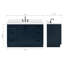 Ensemble de meuble-lavabo rectangulaire simple avec comptoir en quartz Ariel Kelly-105988831-124984834