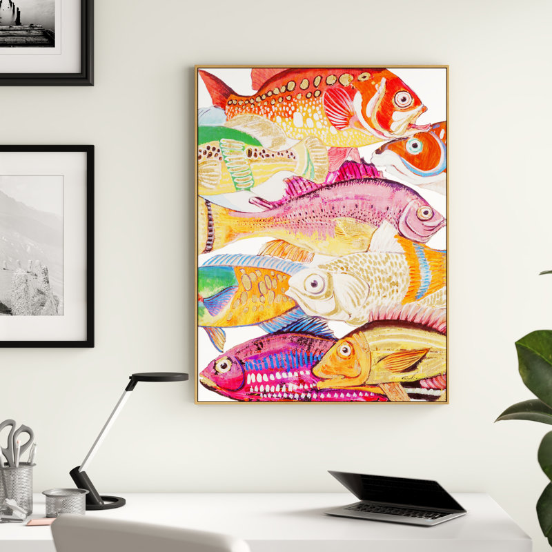 Bild Touched Fish Meeting One 75x100cm