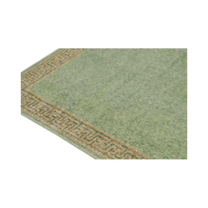 Distressed Homage Hand Knotted Wool Animal Print Area Rug, Runner 2'6" x 8'