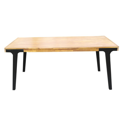 Wood Table - Weather , Rectangular Shape, 30" High, Dinner To Weather, 69" Wide