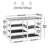 Shoe Storage Bench With 5-Tier Rack, Entryway Bench With Shoe Organizer, Space-Saving Hallway Storage Solution For Shoes And Boots