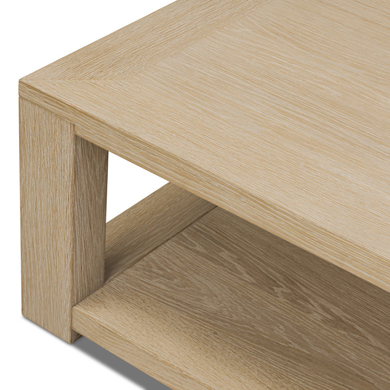 Thomas Coffee Table, Bleached Oak