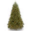 Sapin de Noël floqué et illuminé-2099996423
