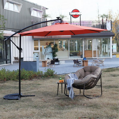 Parasol de marché à DEL 10 pi