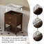 Meuble-lavabo autoportant avec rangement intelligent et plateau en composite Ahart-1567908812