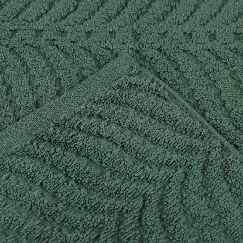 Ensemble de serviettes de bain 9 pièces Aneira, Vert forêt