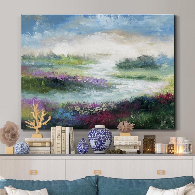 «Pastoral Meadow», reproduction sur toile tendue, H 18 po x l 12 po x P 1 po