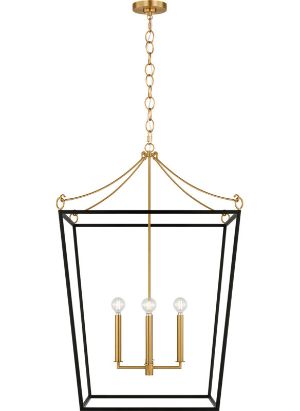 Carlyle Lantern, 102.75" H x 24.38" W  x 24.38" D, Midnight Black, 4