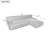 Minimalist L-Shaped Modular Sofa with Versatile Combos for Various Spaces-1699556749