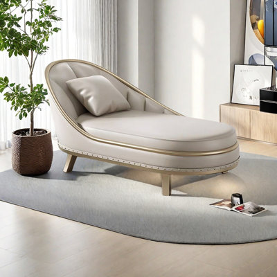 Fauteuil inclinable léger en similicuir de luxe