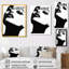 Monochromeblack Monochrome Glam Muse II - Tableau encadré de femme à la mode-2007536185-2015691029