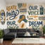 Papier peint motif typographique «Motivation»-709263154-709263157