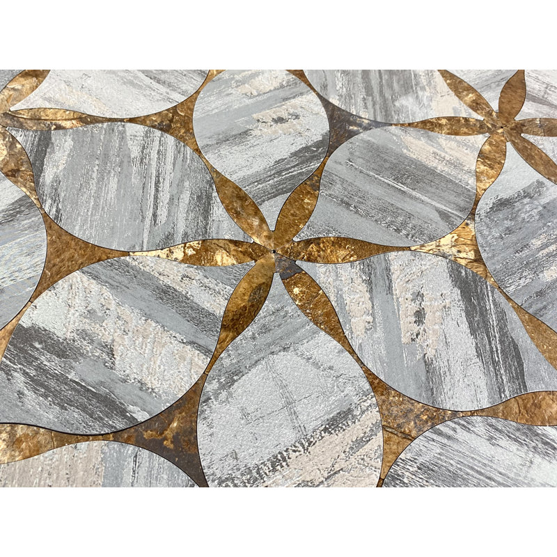 Carreau de vinyle 13 po x 10 po x 1 mm, Bois bleu mat