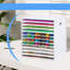12-Tier Paper Organiser File Folder Storage Folder Desk Scrapbooking Paper Rack, Suitable for Home Office.