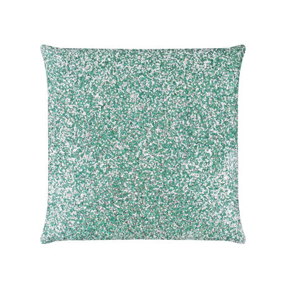 Sparkles Home Luminous Velvet Rhinestone Throw Pillow | Feather Insert | Home Décor Accent