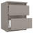 Taahir 2-Drawer Bedside Table 30 cm Grey