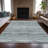 Machine Washable Indoor/Outdoor Xhevrie Teal Rug-111819527