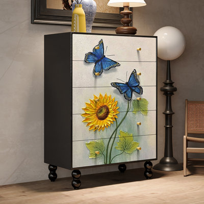 Armoire à tiroirs décorative de luxe French Light