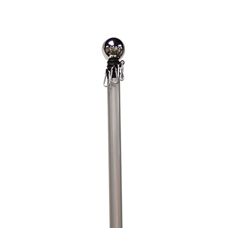 Steel Adjustable Telescoping Flagpole With Flag Included