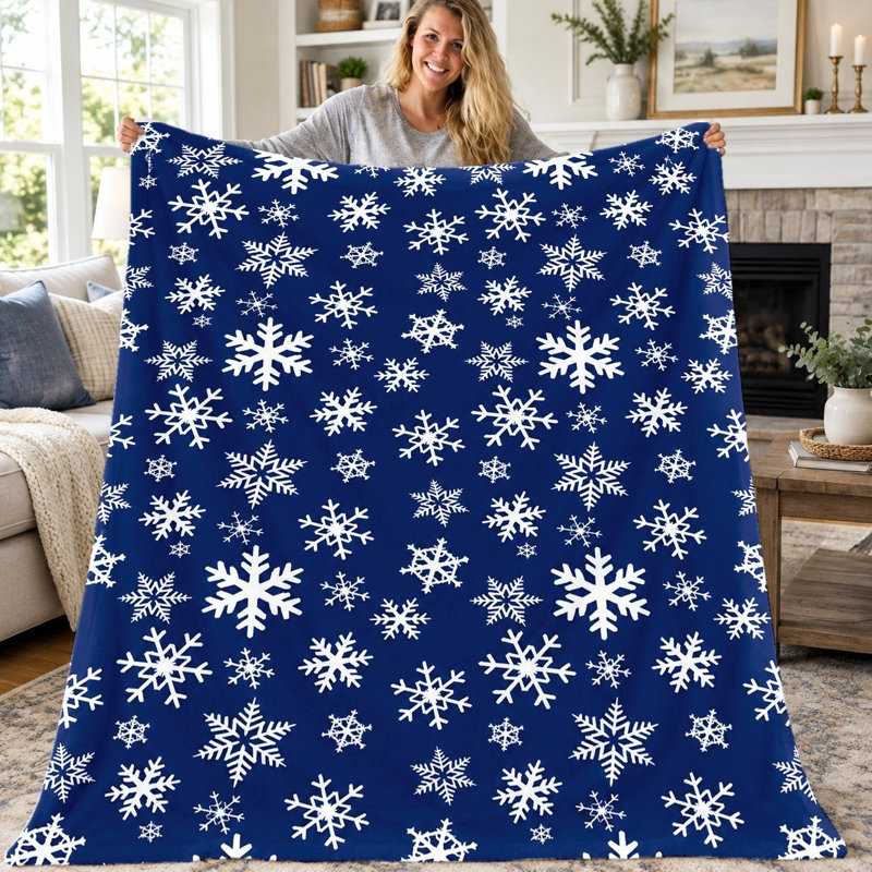 Couverture en flanelle 1pc, L 60 po x H 80 po