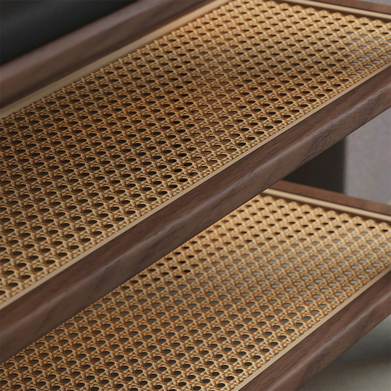 Banc rembourré en cuir de microfibre